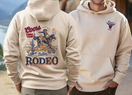Coors Banquet Rodeo Hoodie, Coors Sweatshirt, Gift Ideas for him, Sweatshirts for him, Country Western Sweatshirt, Holiday Sweatshirt, #1 Selling Sweatshirt, Beer Shirts