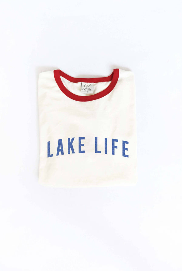 LAKE LIFE Ringer Graphic T-Shirt (PREORDER)