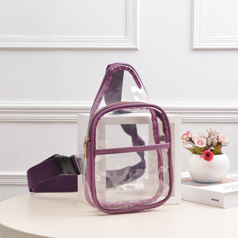 Slim Size Clear Sling Bag  LIMITED SUPPLIES
