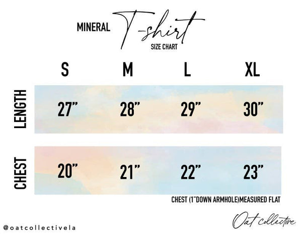 LAKE HAPPY Mineral Washed Graphic Top (PREORDER) LIMITED SUPPLIES!