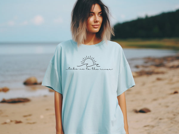 Take Me to The River T-Shirt, Lake Shirt, Summer Tee's, Cute Shirts for Summer, Gifts for Her, Lake Girl, Kayaking Shirts, Comfort Colors