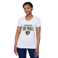Mystics Softball Women's Organic Short Sleeve T-Shirt, Sports Tee, Eco-Friendly Apparel, Team Spirit Shirt, Gift for Athletes