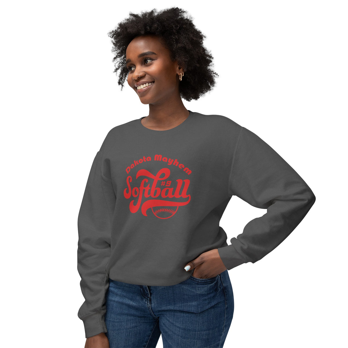 Dakota Mayhem Unisex Lightweight Crewneck Sweatshirt