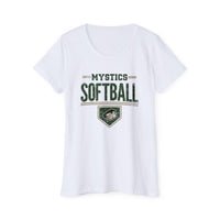 Mystics Softball Women's Organic Short Sleeve T-Shirt, Sports Tee, Eco-Friendly Apparel, Team Spirit Shirt, Gift for Athletes
