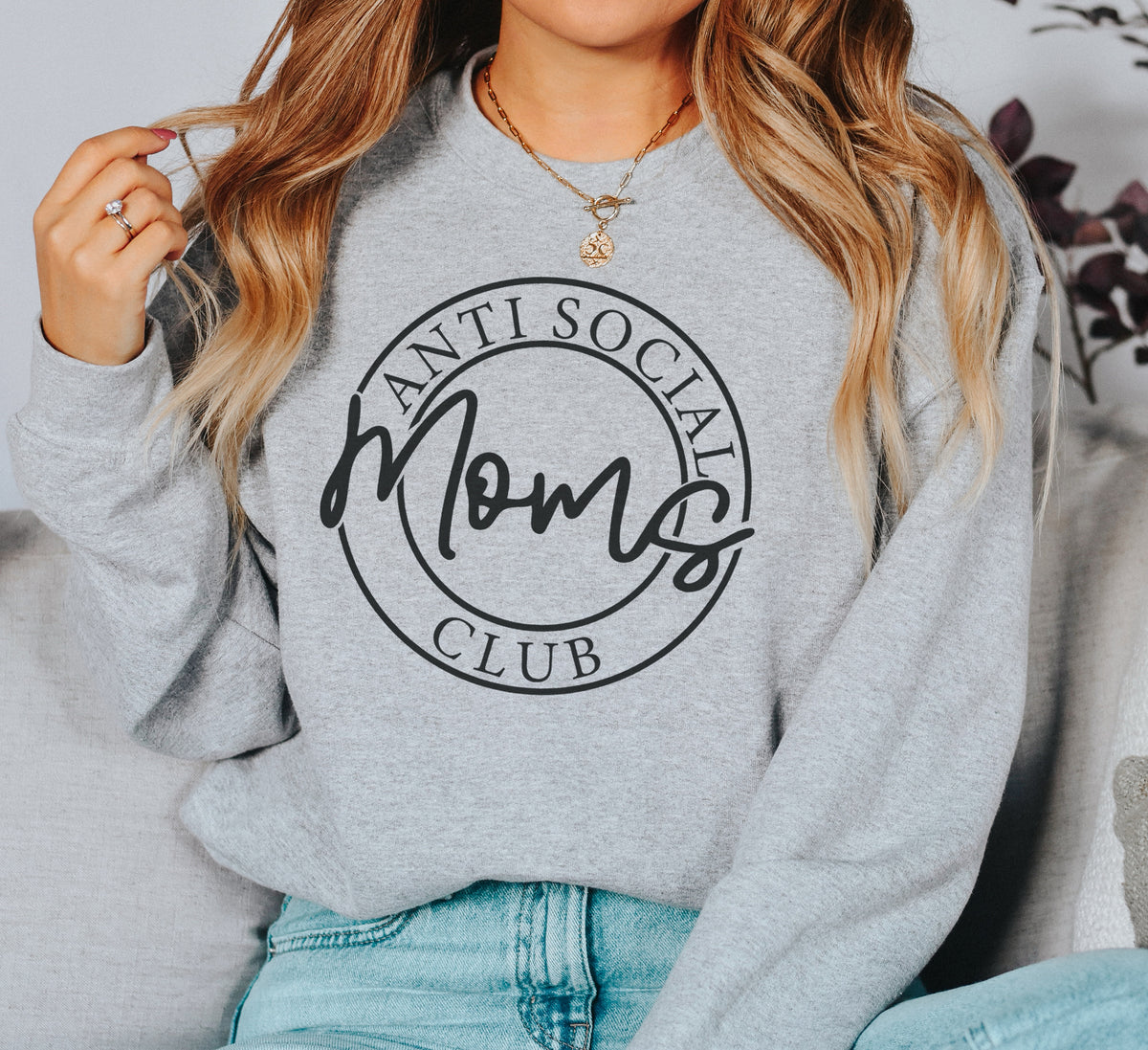 Antisocial moms club sweatshirt, Antisocial Sweatshirt, ASMC Sweatshirt, Antisocial shirt, Antisocial moms, Antisocial, Funny Sweatshirt