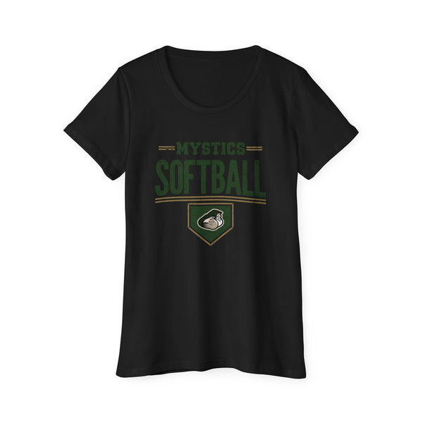 Mystics Softball Women's Organic Short Sleeve T-Shirt, Sports Tee, Eco-Friendly Apparel, Team Spirit Shirt, Gift for Athletes