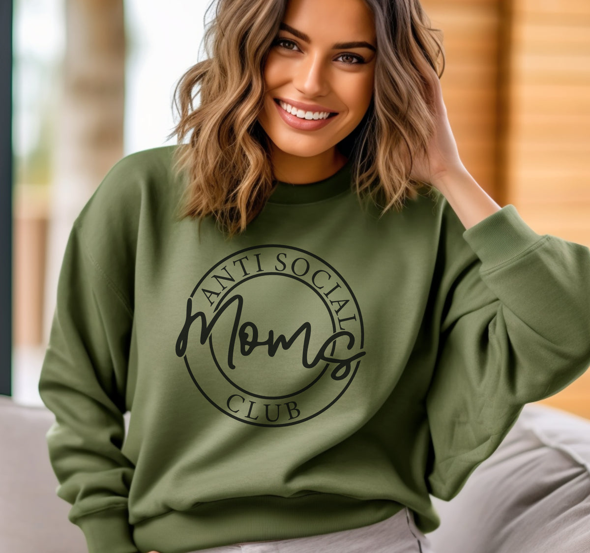 Antisocial moms club sweatshirt, Antisocial Sweatshirt, ASMC Sweatshirt, Antisocial shirt, Antisocial moms, Antisocial, Funny Sweatshirt