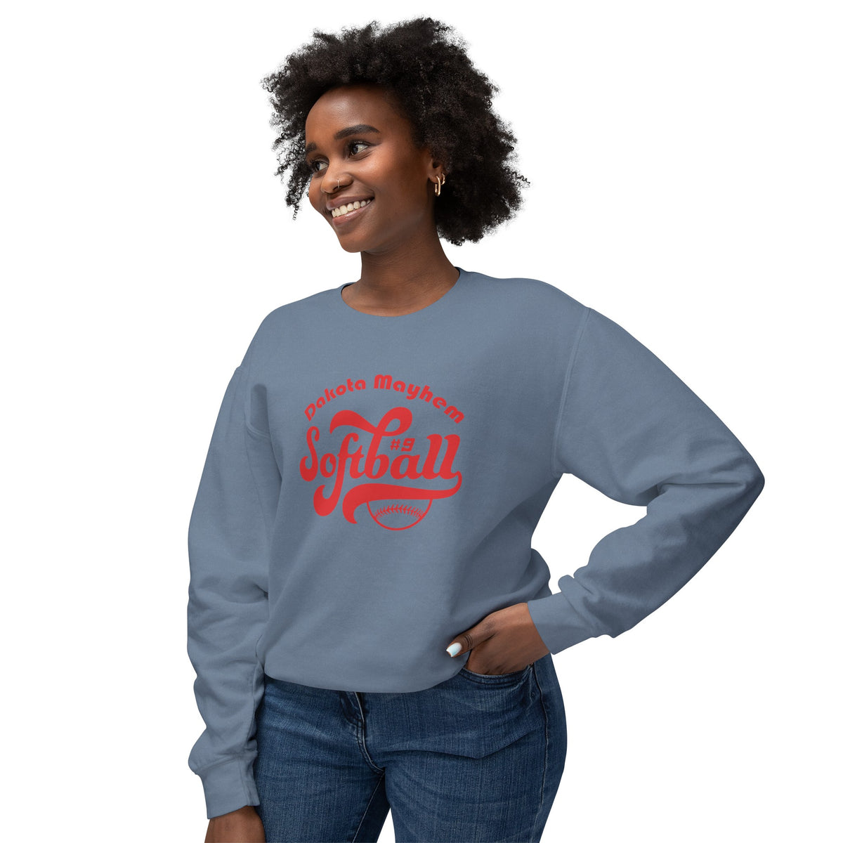 Dakota Mayhem Unisex Lightweight Crewneck Sweatshirt