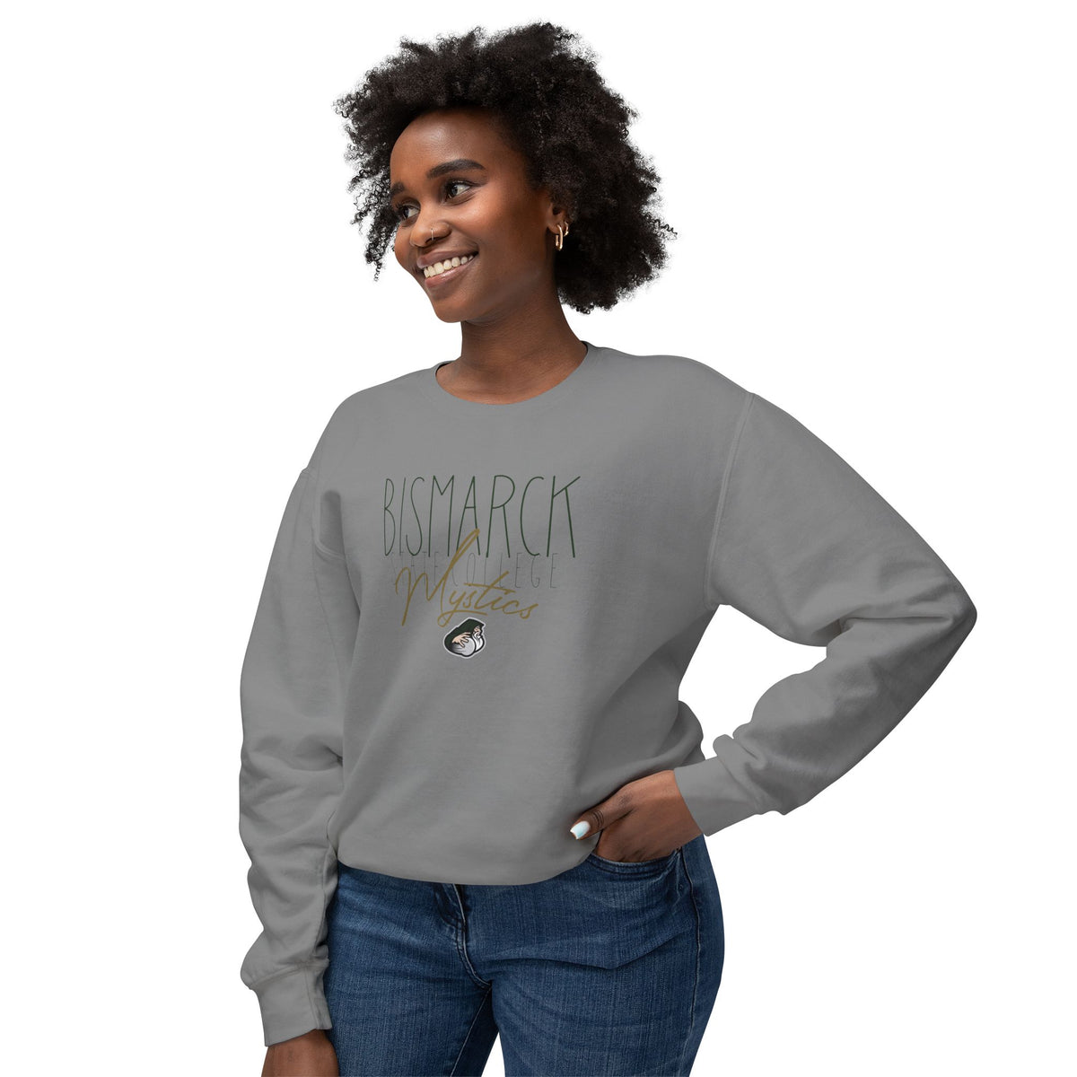 Bismarck Mystics Crewneck Sweatshirt, Cozy Unisex Sweatshirt, Casual Outfit, Gift for Fans, Trendy Apparel