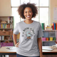 A Book A Day Keeps The Mental Breakdown Away T-Shirt, Book Lovers Tees, Shirts For Book Lovers, Cute Graphic Tees, Bestselling Graphic T-Shirts