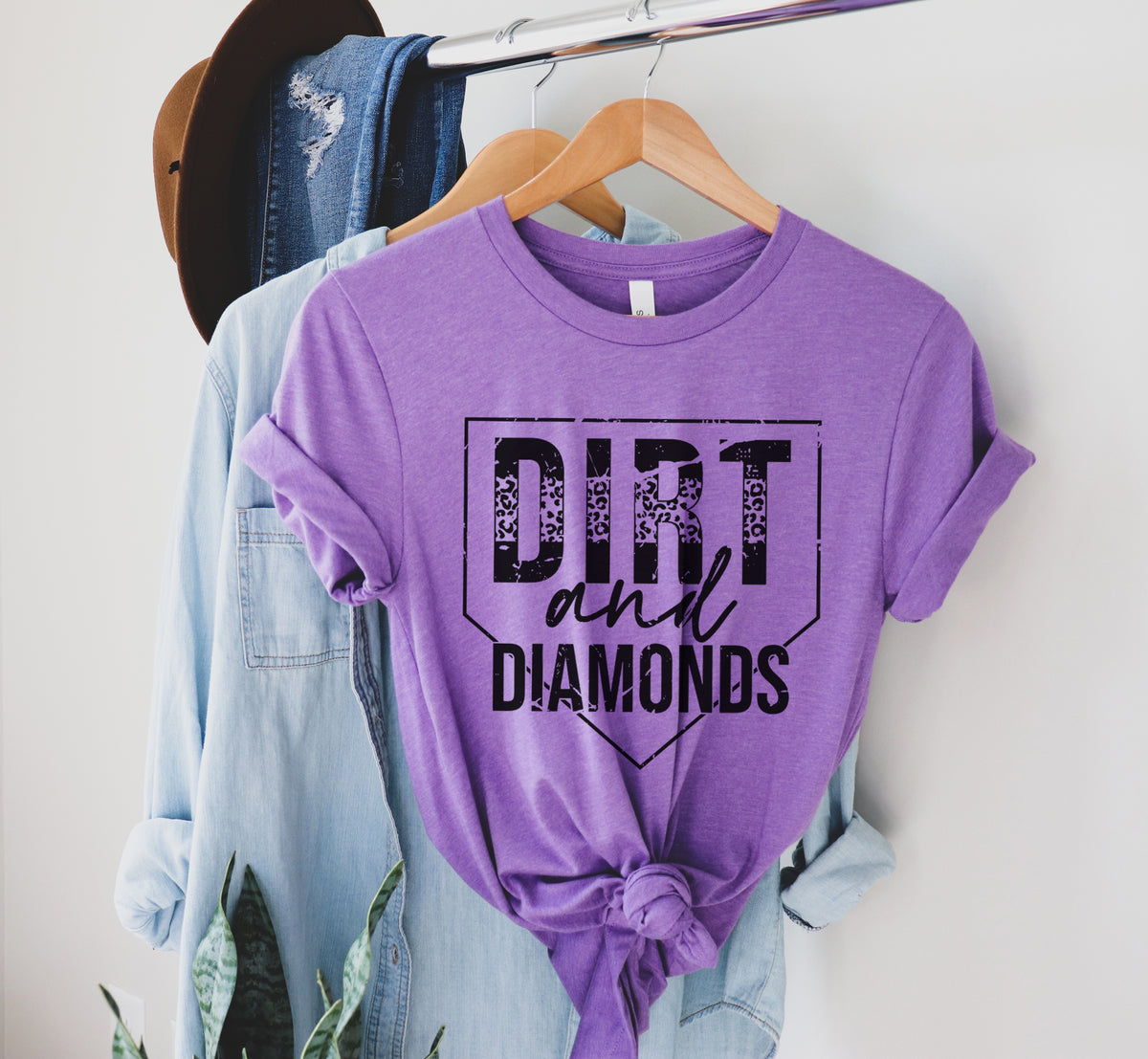 Dirt and Diamonds T-Shirt, Softball Shirts, Baseball Shirts, Cute Ball Shirts