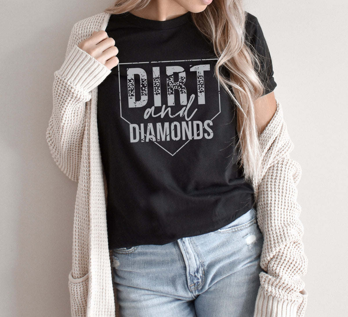 Dirt and Diamonds T-Shirt, Softball Shirts, Baseball Shirts, Cute Ball Shirts