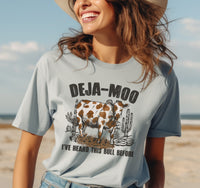 Daja-Moo T-Shirt, Funny County Graphic T-Shirt, Western Apparel, Cute Country Tees, Women's Graphic T-Shirts