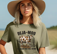 Daja-Moo T-Shirt, Funny County Graphic T-Shirt, Western Apparel, Cute Country Tees, Women's Graphic T-Shirts