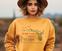 Michelob Ultra Hunting Crew Neck, Michelob Ultra Crew Neck, Ultra-Light Sweatshirt, Michelob Ultra-Light Beer Shirt, Michelob Ultra After the Hunt Shirt, Deer Hunting Tops