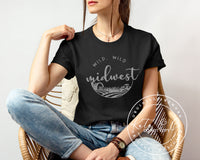 Midwest T-shirt, Midwestern Shirts, Midwest Travel Gift, Wild West, Country Life Shirts, Midwesterner Tee, Country Western Shirt