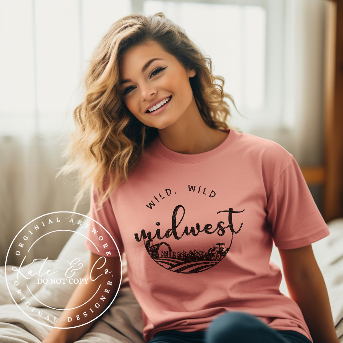 Midwest T-shirt, Midwestern Shirts, Midwest Travel Gift, Wild West, Country Life Shirts, Midwesterner Tee, Country Western Shirt