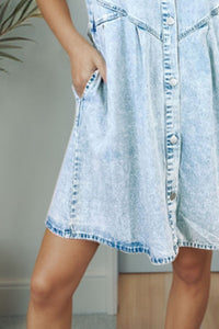 Simple Casual Denim Dress