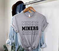 Miners, Miners, Miners Short sleeve t-shirt