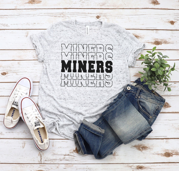 Miners, Miners, Miners Short sleeve t-shirt