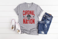 Cardinal Nation Basketball T-Shirt, Cardinal Mascot, Cardinal Team Shirt, Cardinal Logo, Cardinal Sweater,