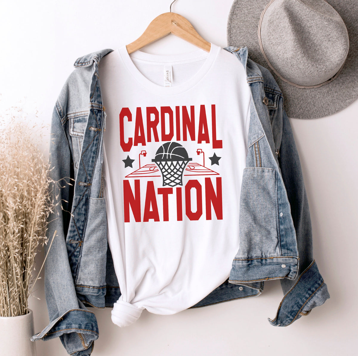 Cardinal Nation Basketball T-Shirt, Cardinal Mascot, Cardinal Team Shirt, Cardinal Logo, Cardinal Sweater,