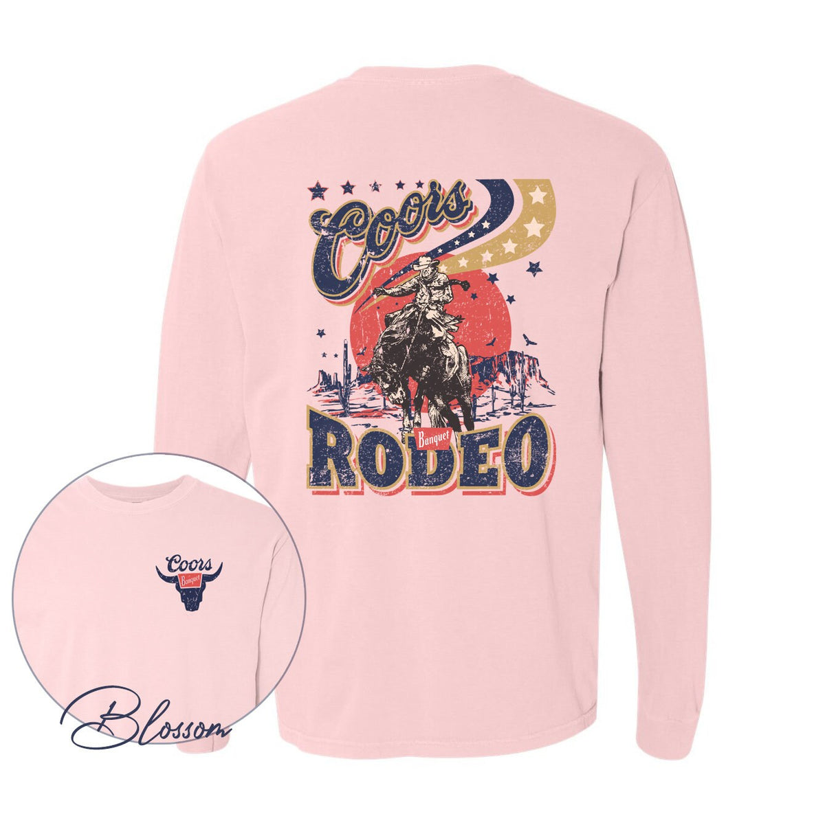 Coors Banquet Rodeo Long Sleeve Shirt, Coors Long Shirt, Gift Ideas For Him, Shirts For Him, Country Western Shirts, Holiday Sweatshirt