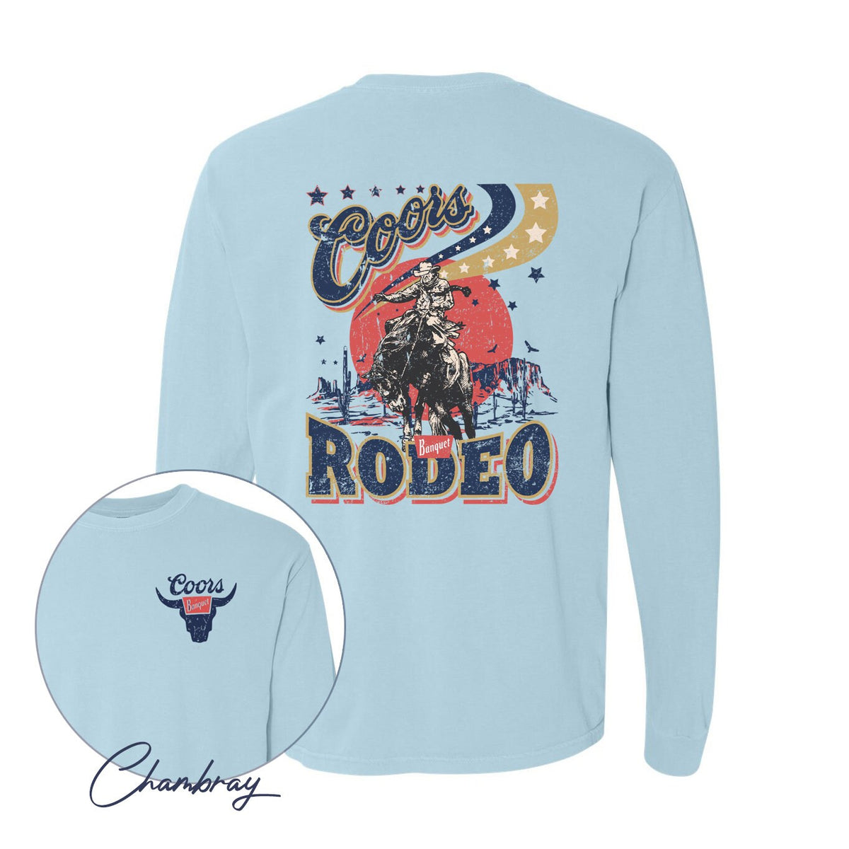 Coors Banquet Rodeo Long Sleeve Shirt, Coors Long Shirt, Gift Ideas For Him, Shirts For Him, Country Western Shirts, Holiday Sweatshirt