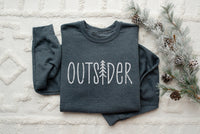 Outsider Sweatshirt, Nature Shirt, Outdoor Enthusiast, Hiking Shirt, Trendy Outsider Tee, Outsider Life, Mountain Sweatshirt, Holiday Shirt