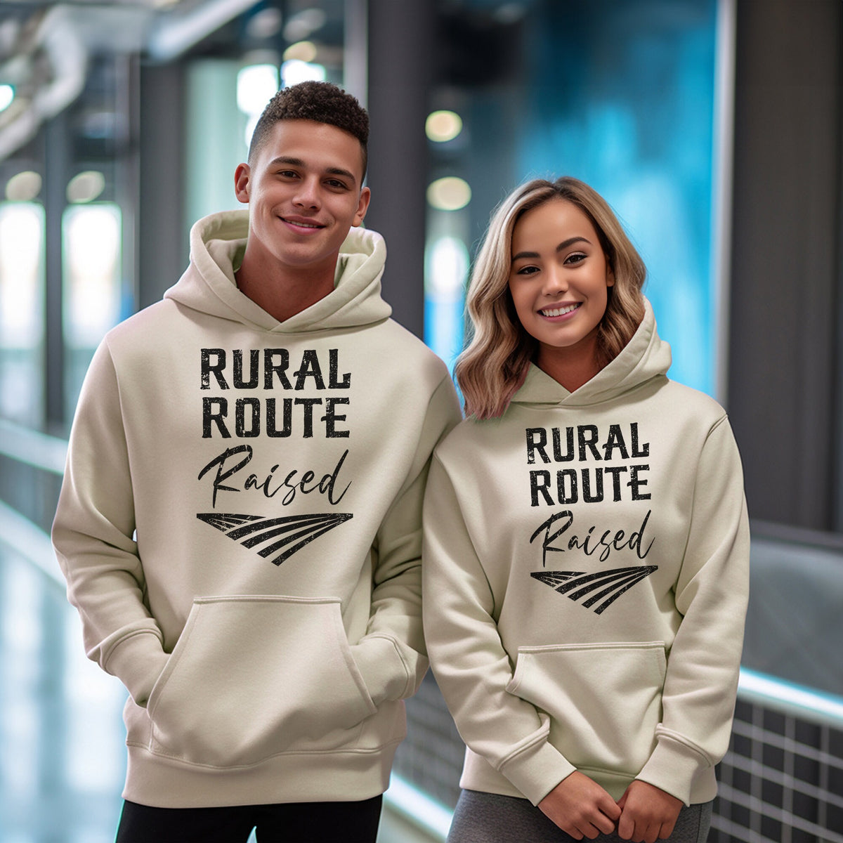 Rural Route Raised Hoodie, Farm Shirt Country Living Hoodie, Graphic Tee Farmer Shirt, Country Girl Farm Life Ranch Life Rodeo Cowgirl Shirt