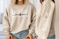 Basketball Mom Sweatshirt, Your Name Basketball Shirt, Your Team Basketball Shirt, Basketball Mom Shirt, Custom Basketball Shirt, Custom mom