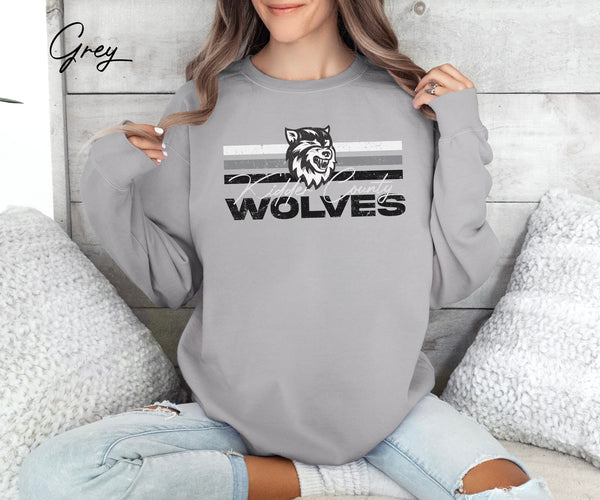 Kidder Country Wolves Sweatshirt, Wolves Custom Shirt, Wolves Team Spirit Sweatshirts, Custom Team Shirts, Wolves Team Logo, Wolves Sports