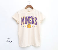 Miners Varsity Style Basketball Tshirt, Personalized Shirt, Team Name Sweatshirt, Miners Shirts