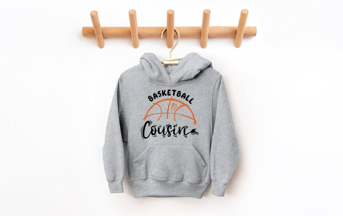 Basketball Cousin, Basketball Cousin Hoodie, Custom Basketball Shirt, Custom Sports Youth Shirts, Custom Family Shirts, Custom Sports Shirts