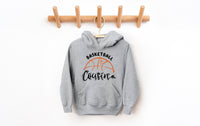 Basketball Cousin, Basketball Cousin Hoodie, Custom Basketball Shirt, Custom Sports Youth Shirts, Custom Family Shirts, Custom Sports Shirts