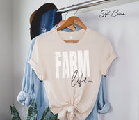 Farm Life T-shirt | Farm Wife Sweater| Farming life | Farmers Wife | Support Local Farmers | Better on the farm | Farm Shirt