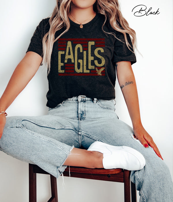 South Heart Eagles T-Shirt, Eagles Shirt, Custom Eagles Shirt, Custom Sports Designs, Custom Team Design, Eagles Team Mascot, Custom Sports