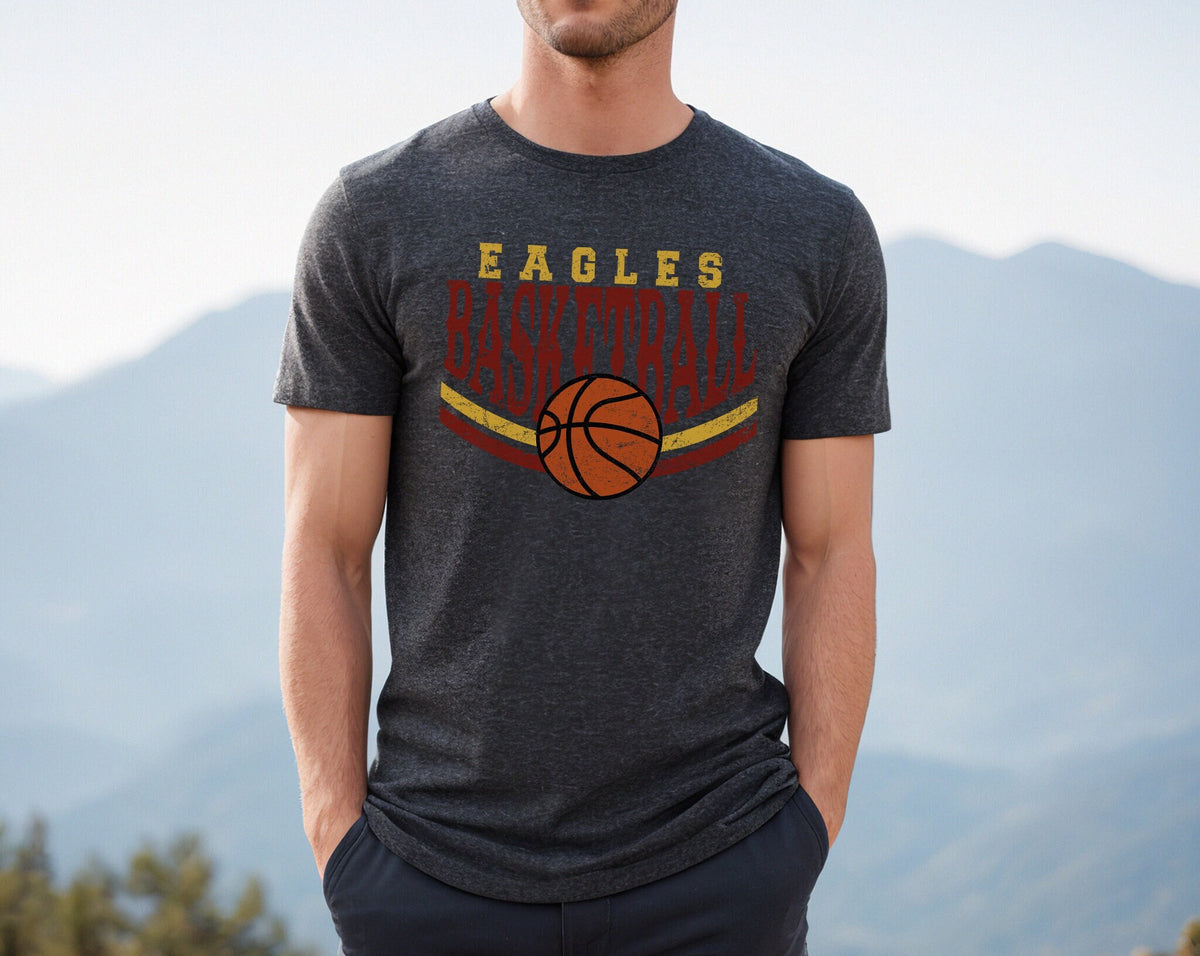 South Heart Eagles Basketball T-shirt, Eagles Tshirt, Custom Eagles Shirt, Custom Sports Designs