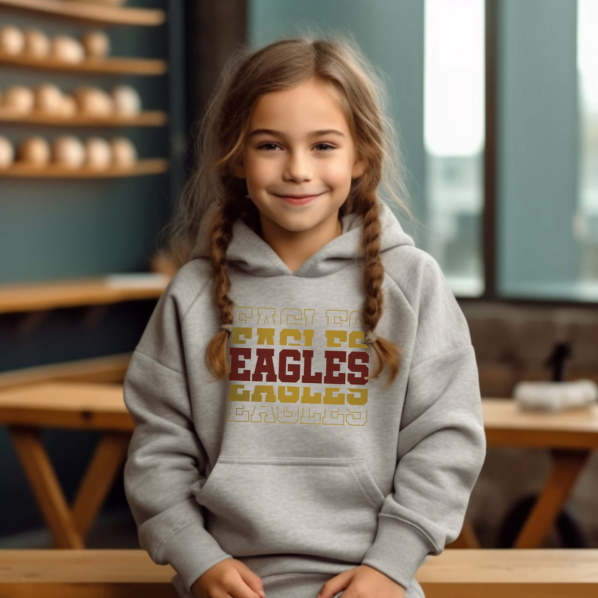 South Heart Eagles Youth Hoodie, Eagles Youth Sweatshirt, Custom Youth Eagles Shirt, Custom Youth Sports Designs