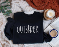 Outsider Sweatshirt, Nature Shirt, Outdoor Enthusiast, Hiking Shirt, Trendy Outsider Tee, Outsider Life, Mountain Sweatshirt, Holiday Shirt