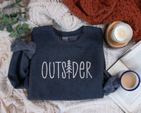 Outsider Sweatshirt, Nature Shirt, Outdoor Enthusiast, Hiking Shirt, Trendy Outsider Tee, Outsider Life, Mountain Sweatshirt, Holiday Shirt