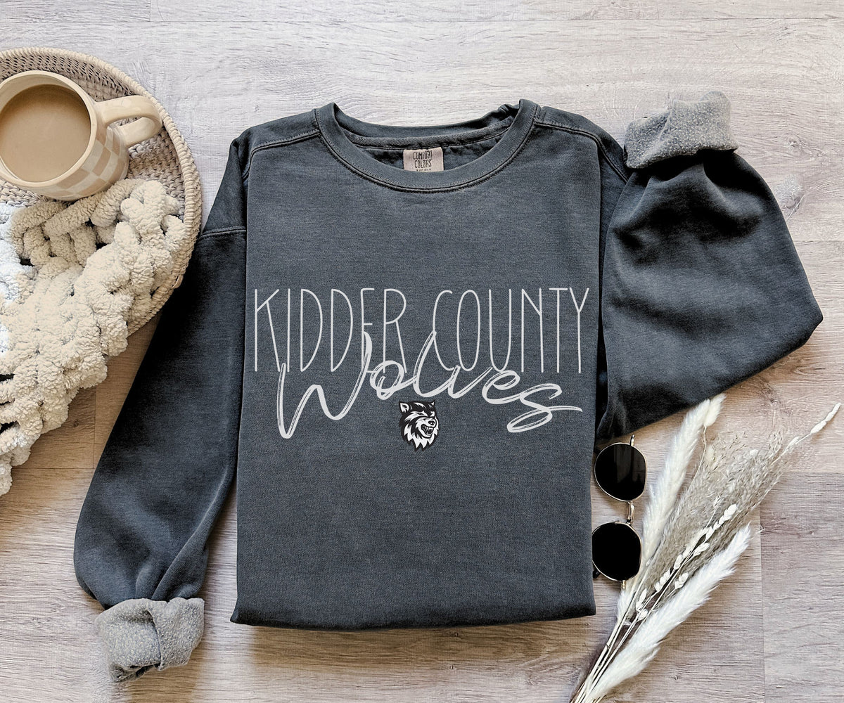 Kidder Country Wolves Sweatshirt, Wolves Custom Shirt, Wolves Team Spirit Sweatshirts, Custom Team Shirts, Wolves Team Logo, Wolves Sports