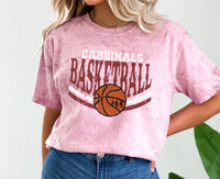 Cardinals Basketball T-Shirt, Personalized Basketball Shirt, Basketball Pullover, Basketball Number Shirt, Custom Basketball Team