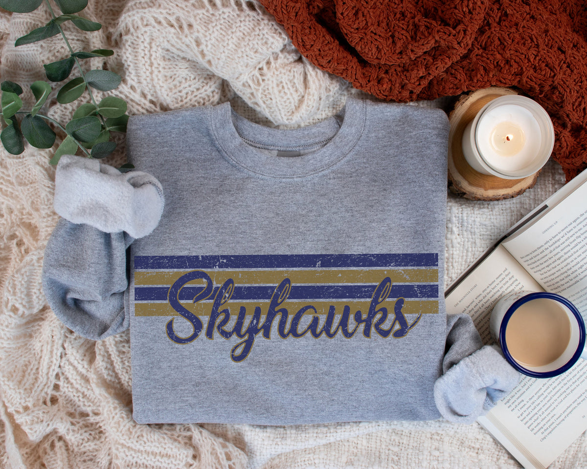 Shiloh Skyhawks Sports Sweatshirt, Custom Team Mascot Shirt, Teacher Team Shirts, School Spirit Sweatshirt, Retro Style Game Day Shirt