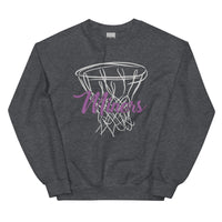 Miners Hoop Unisex Crew Neck, Basketball Shirts for Mom, Custom Sports Sweatshirts, Custom Team Logos, Personalized Basketball Sweatshirts