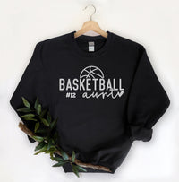 Basketball Aunt Sweatshirt, Basketball Aunt Game Day Sweatshirt, Basketball Aunt Pullover, Custom Aunt Gift, Custom Aunt Gift, Gift for Aunt