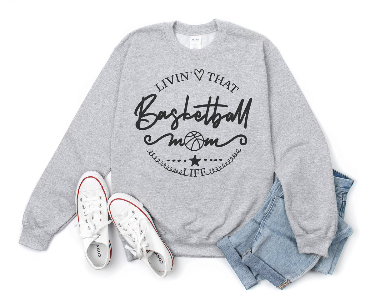 Basketball Mom Sweatshirt, Basketball Mom, Basketball Hoodie, Basketball Mom Shirt, Mom Sweatshirt, Mother’s Day Gift, Mom Gift, Sport Mom