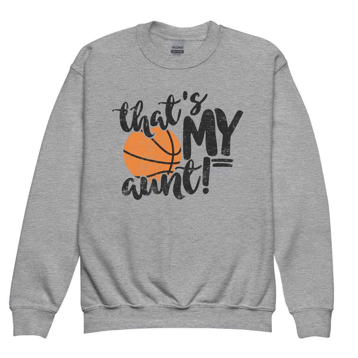 Basketball That's my Aunt Sweatshirt, Custom Basketball Shirt for kids, Custom Sports Youth Shirts, Custom Family Shirt, Personalized Tops