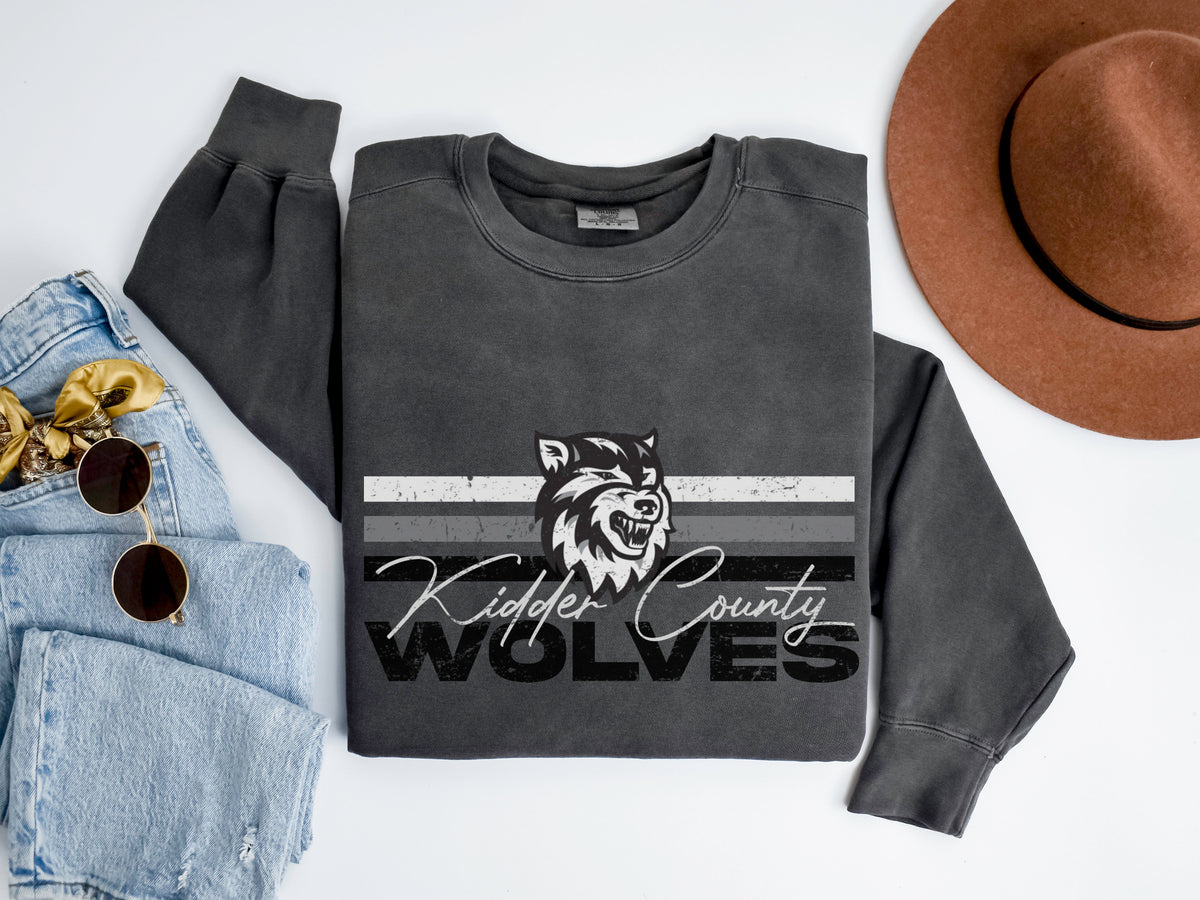 Kidder Country Wolves Sweatshirt, Wolves Custom Shirt, Wolves Team Spirit Sweatshirts, Custom Team Shirts, Wolves Team Logo, Wolves Sports