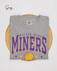 Miners Varsity Style Basketball Tshirt, Personalized Shirt, Team Name Sweatshirt, Miners Shirts